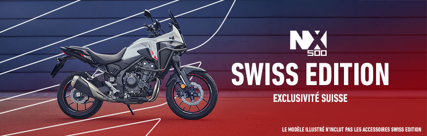 TA NX500 SWISS EDITION À CHF 8'950.-